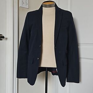 Tommy Hilfiger Men's Button Up Blazer Small Navy Blue